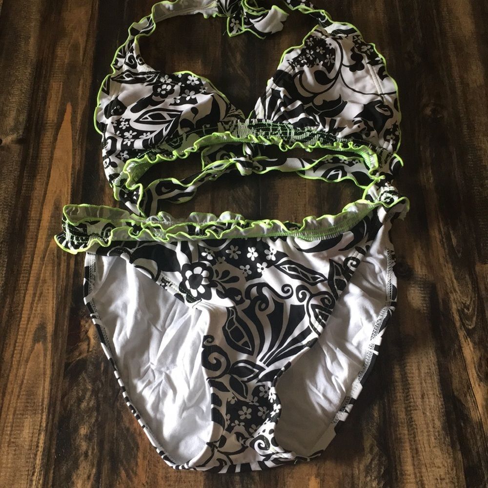 Halter Style Top Bikini Top is M & Bottom is L